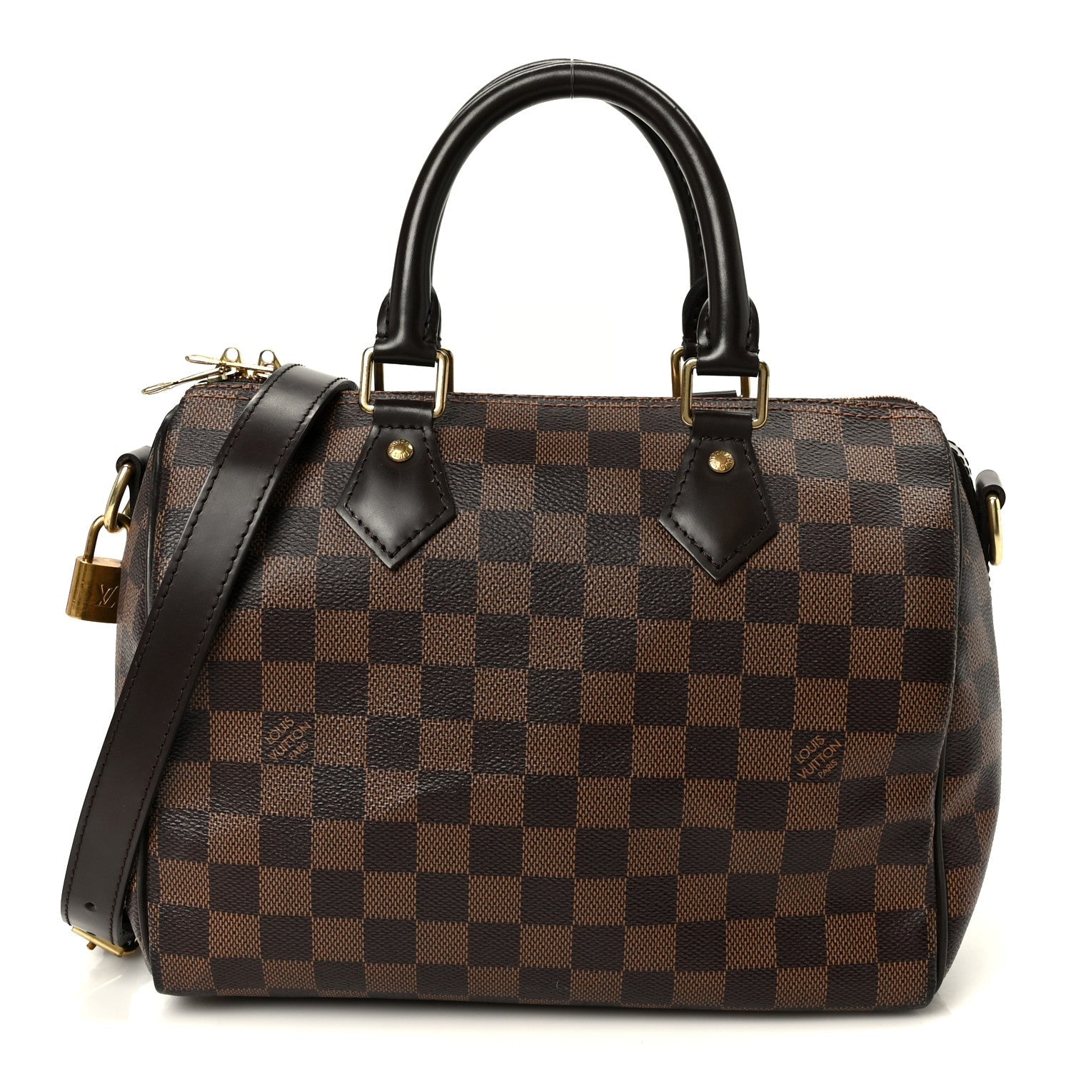 Louis Vuitton Damier Ebene Speedy Bandouliere 25