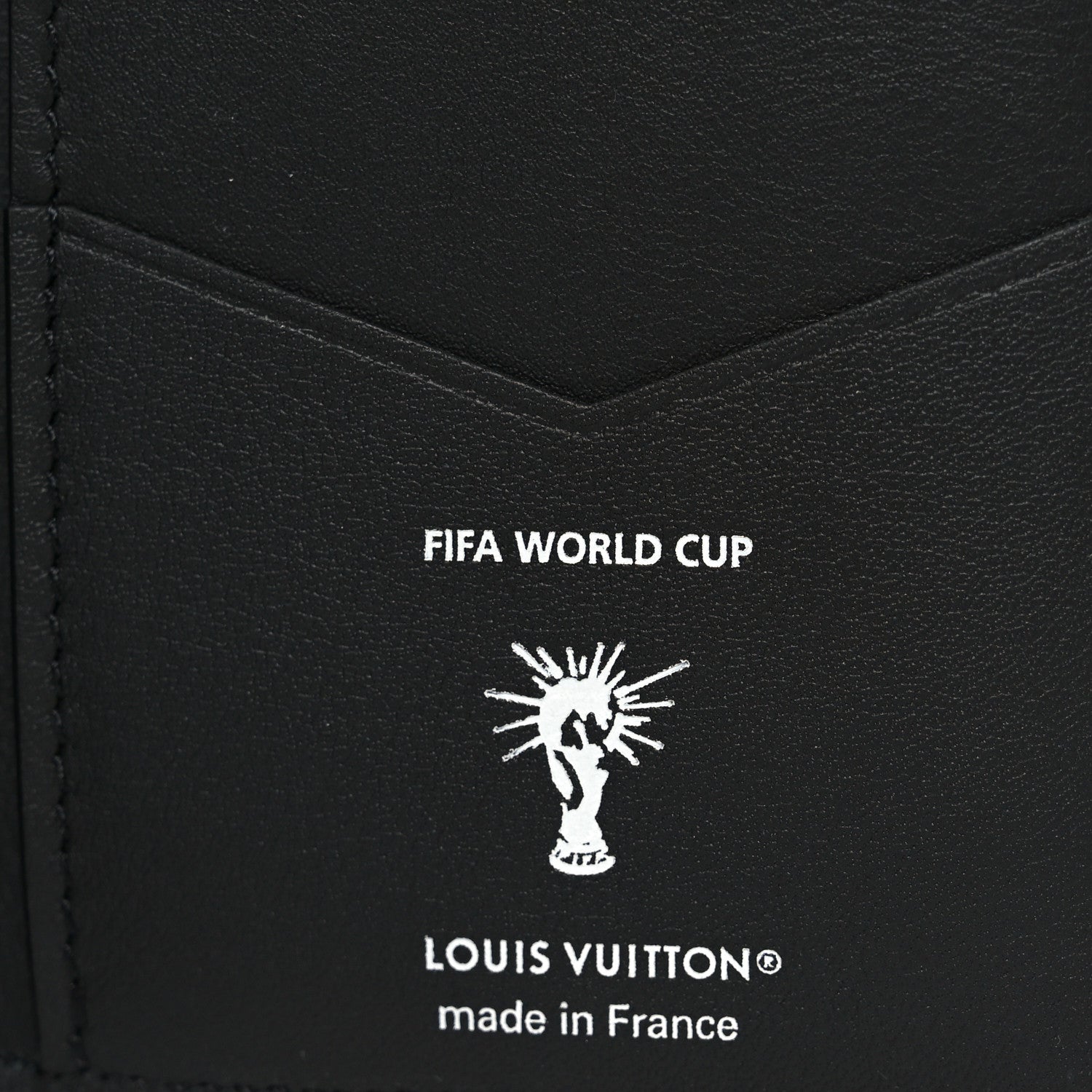 Louis Vuitton X FIFA Grained Calfskin Pocket Organizer Black