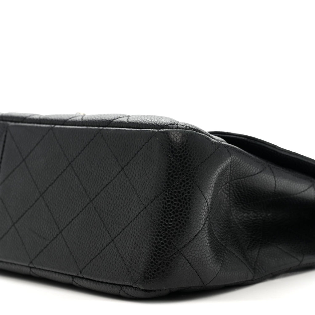 Chanel Caviar Quilted Jumbo Single Flap Black