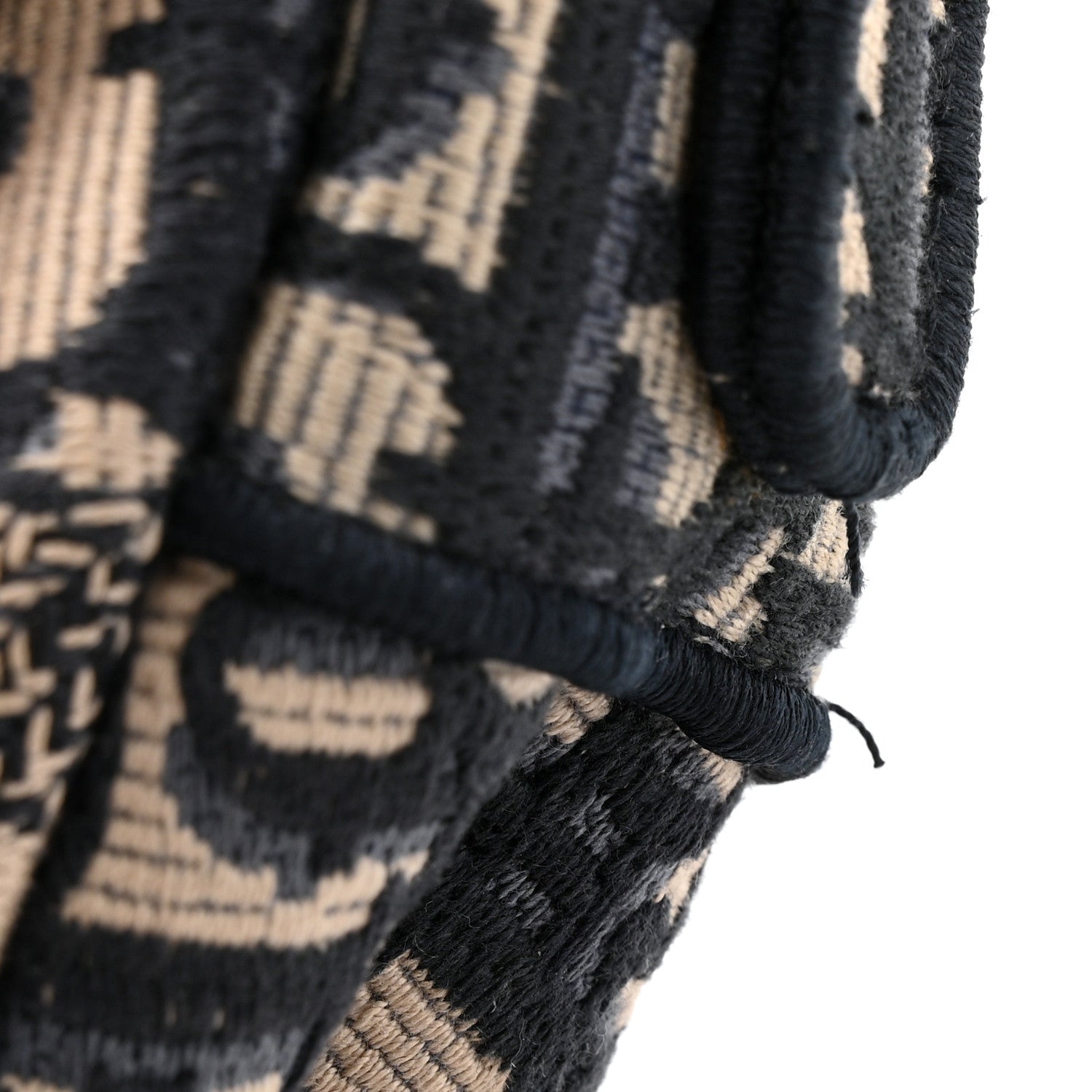 Christian Dior Oblique Embroidered Saddle Bag Blue