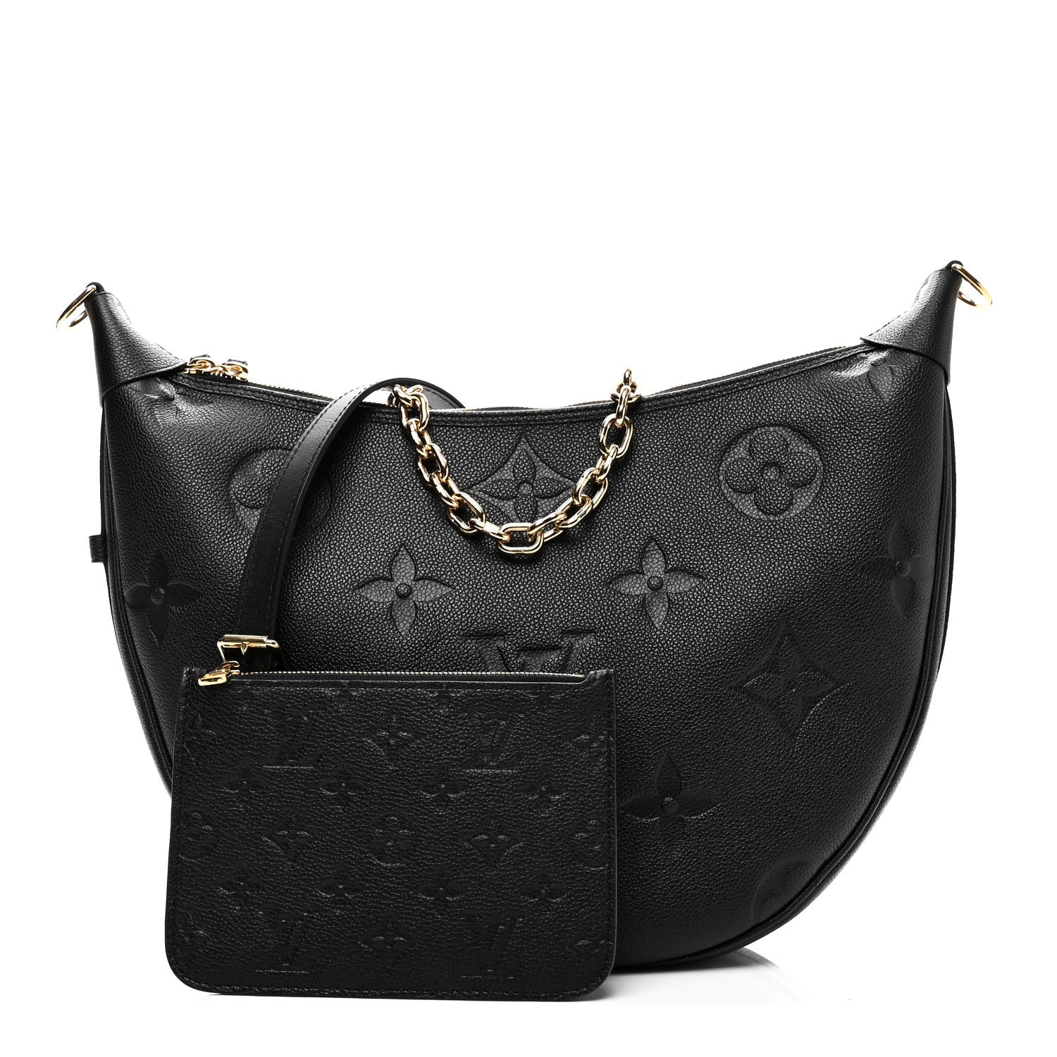Louis Vuitton Empreinte Monogram Giant Loop Hobo Black