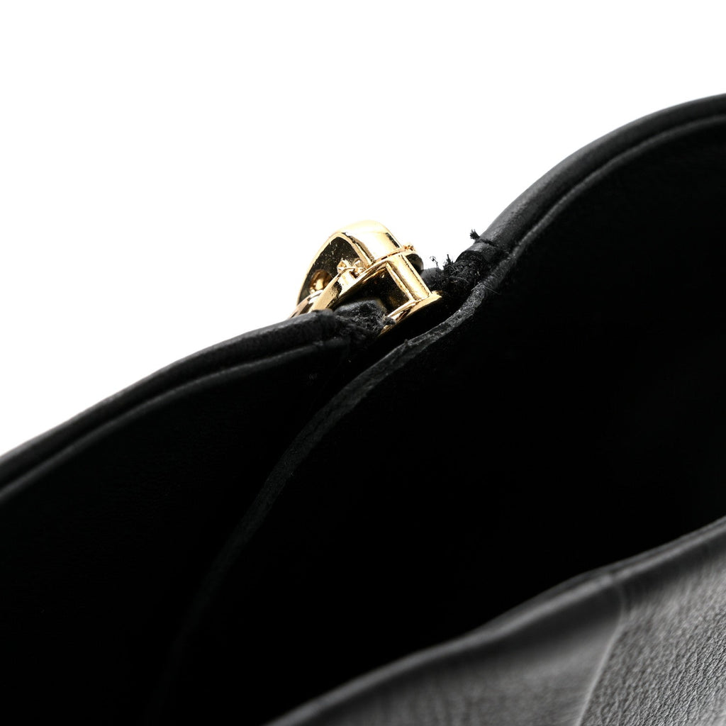 Calfskin CC Ankle Boots 40 Black
