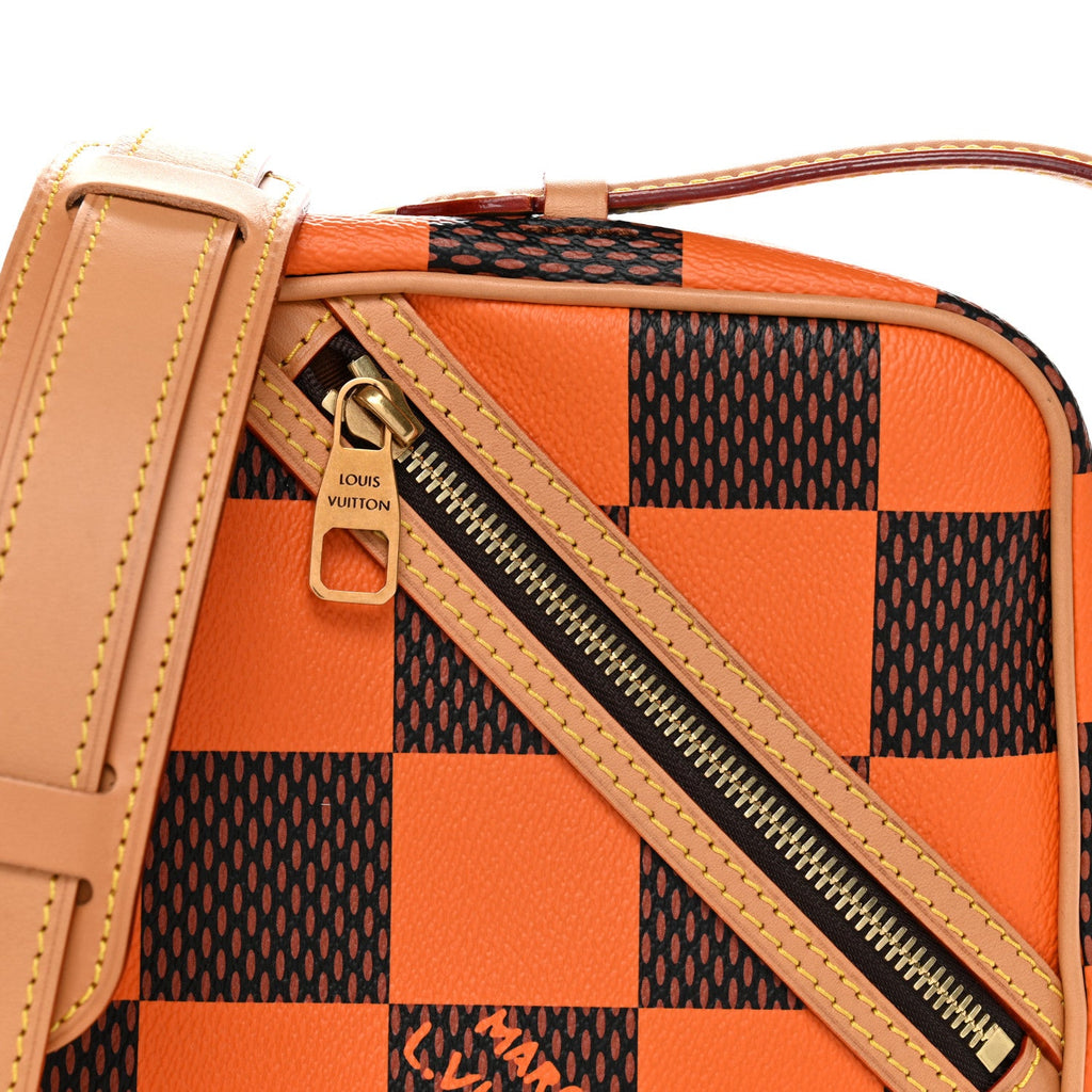 Louis Vuitton Damier Pop Chess Messenger Orange