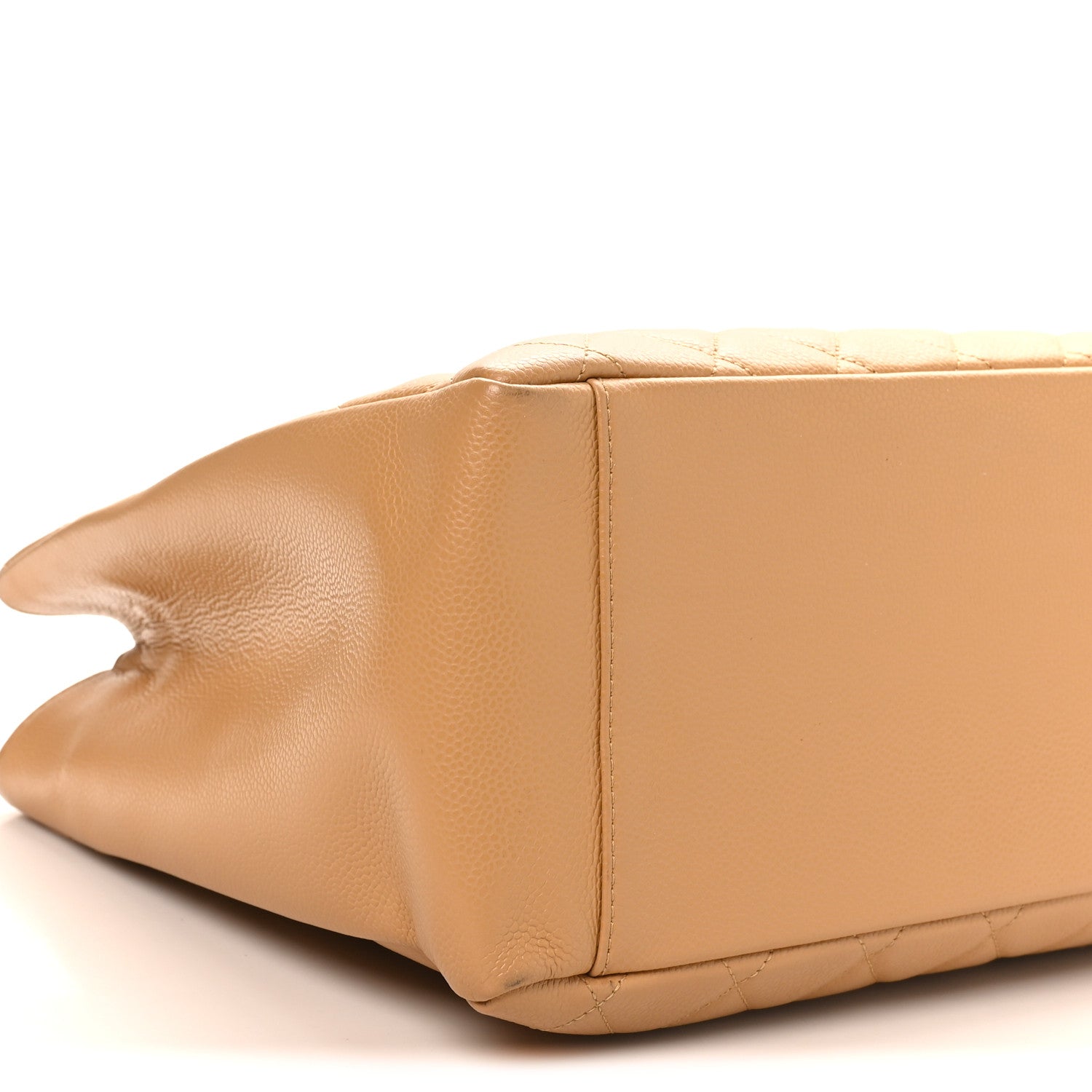 Chanel Caviar Quilted Grand Shopping Tote GST Beige