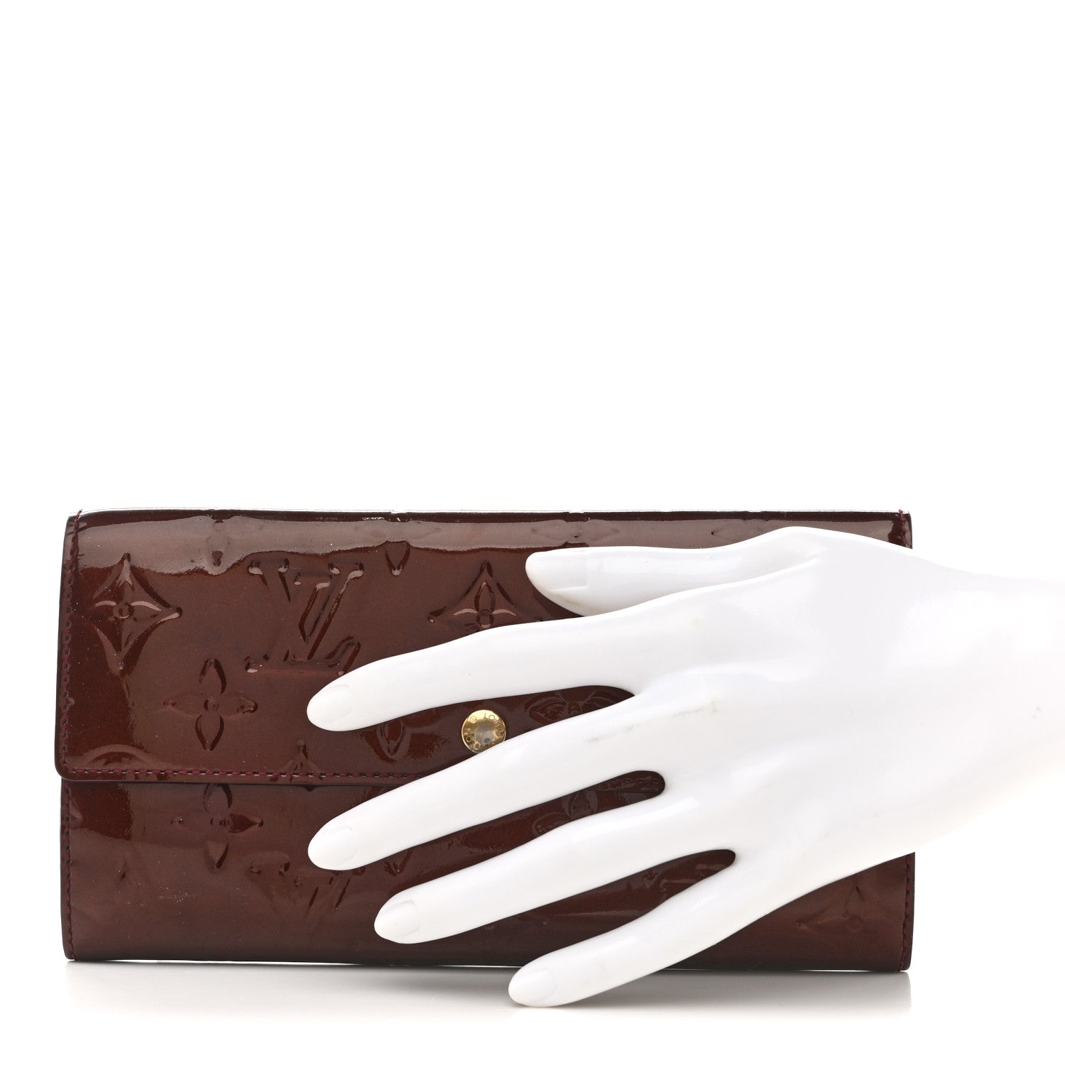 Louis Vuitton Vernis Sarah Wallet Amarante
