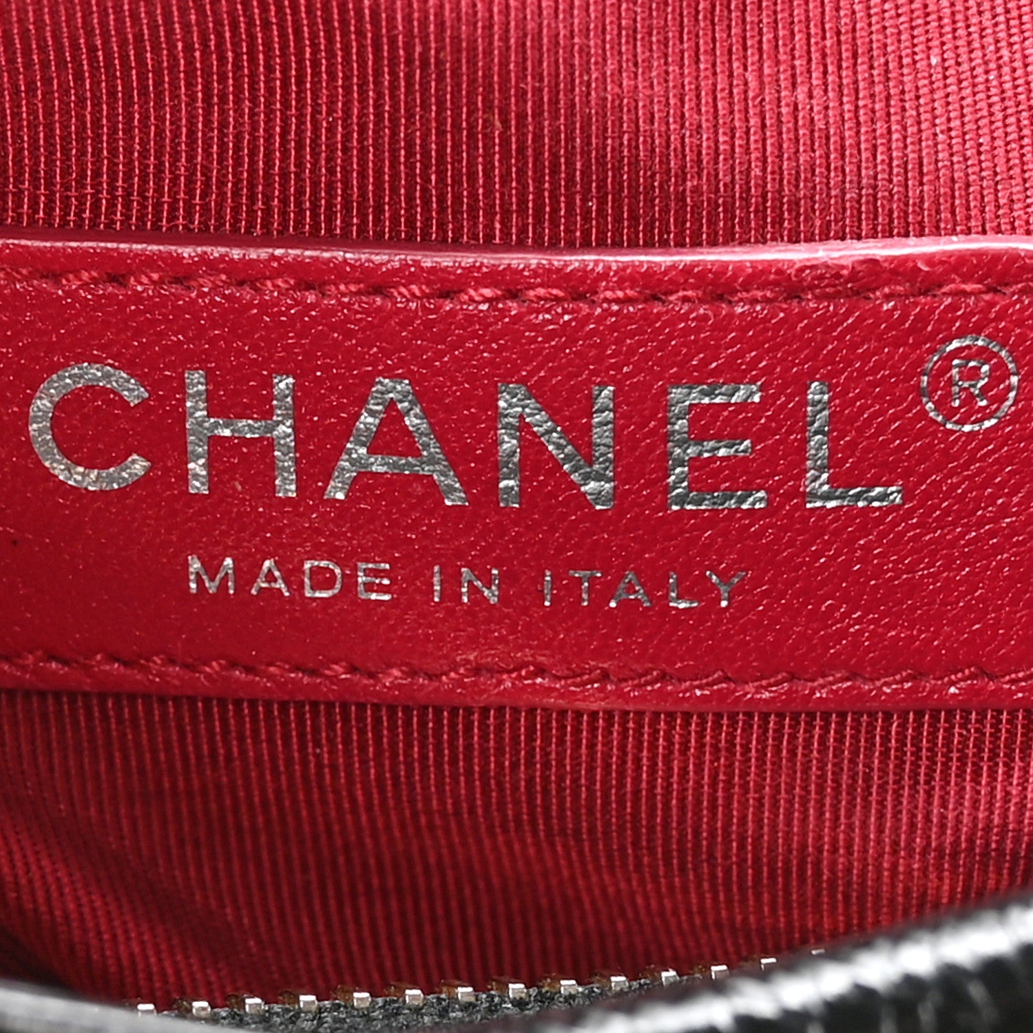 Chanel Aged Calfskin Quilted Small Gabrielle Logo Hobo Black