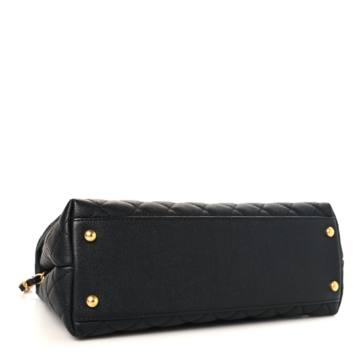 Chanel Caviar Quilted Small Coco Handle Flap Black
