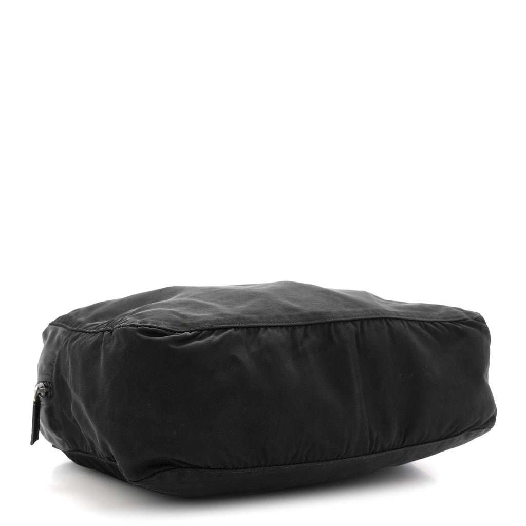 Prada Tessuto Nylon Shoulder Bag  Black