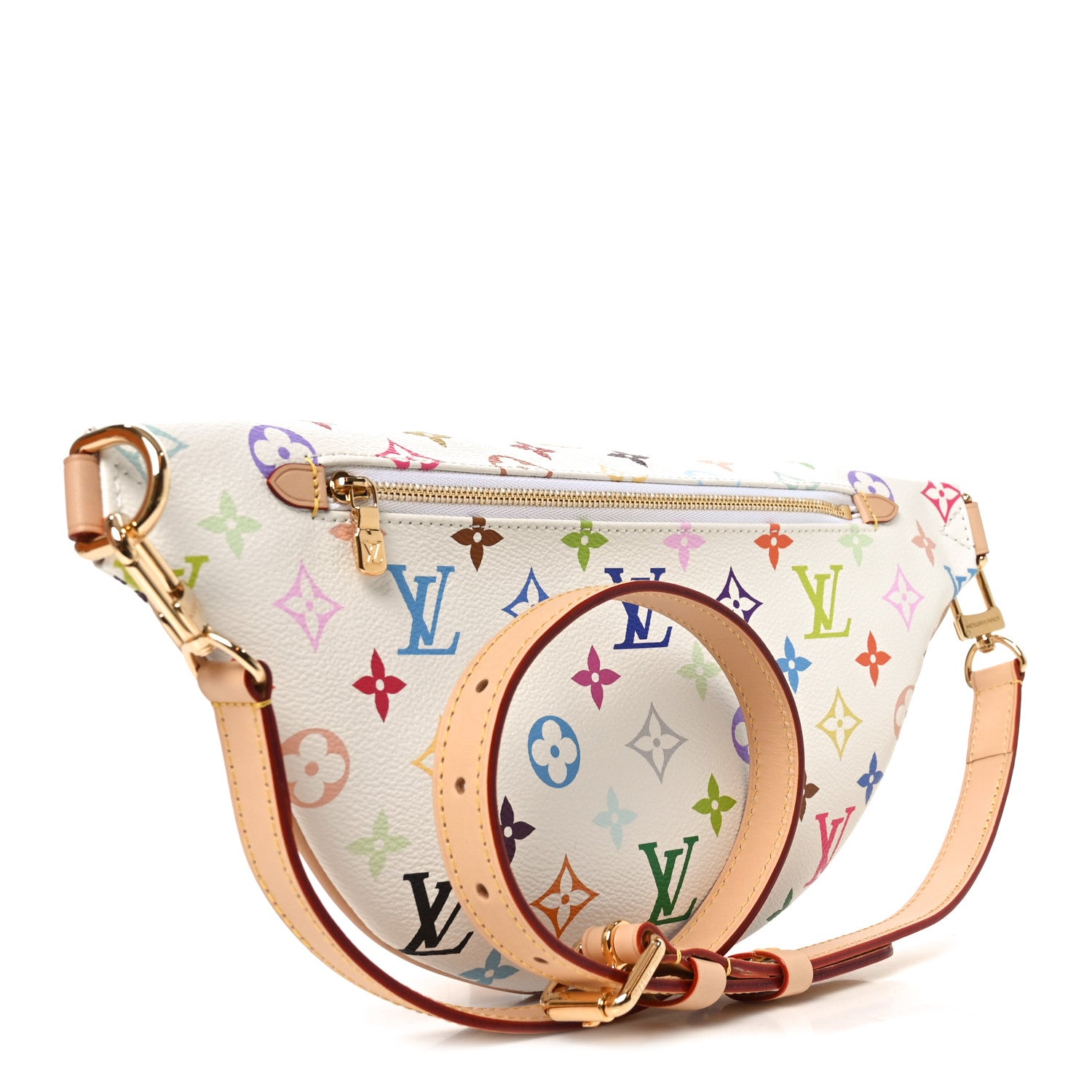 Louis Vuitton LV X TM Monogram Multicolor High Rise Bumbag White