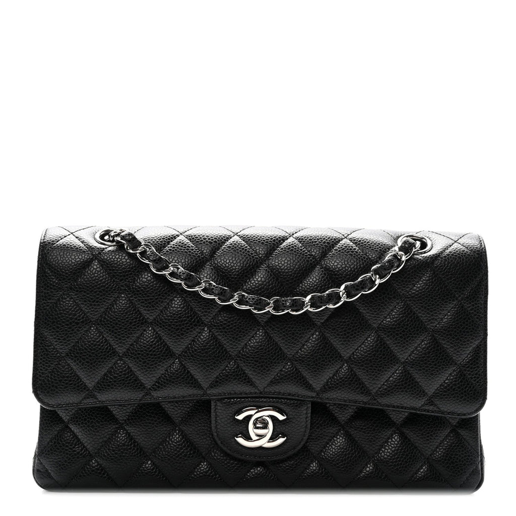 Chanel Caviar Quilted Medium Double Flap Black
