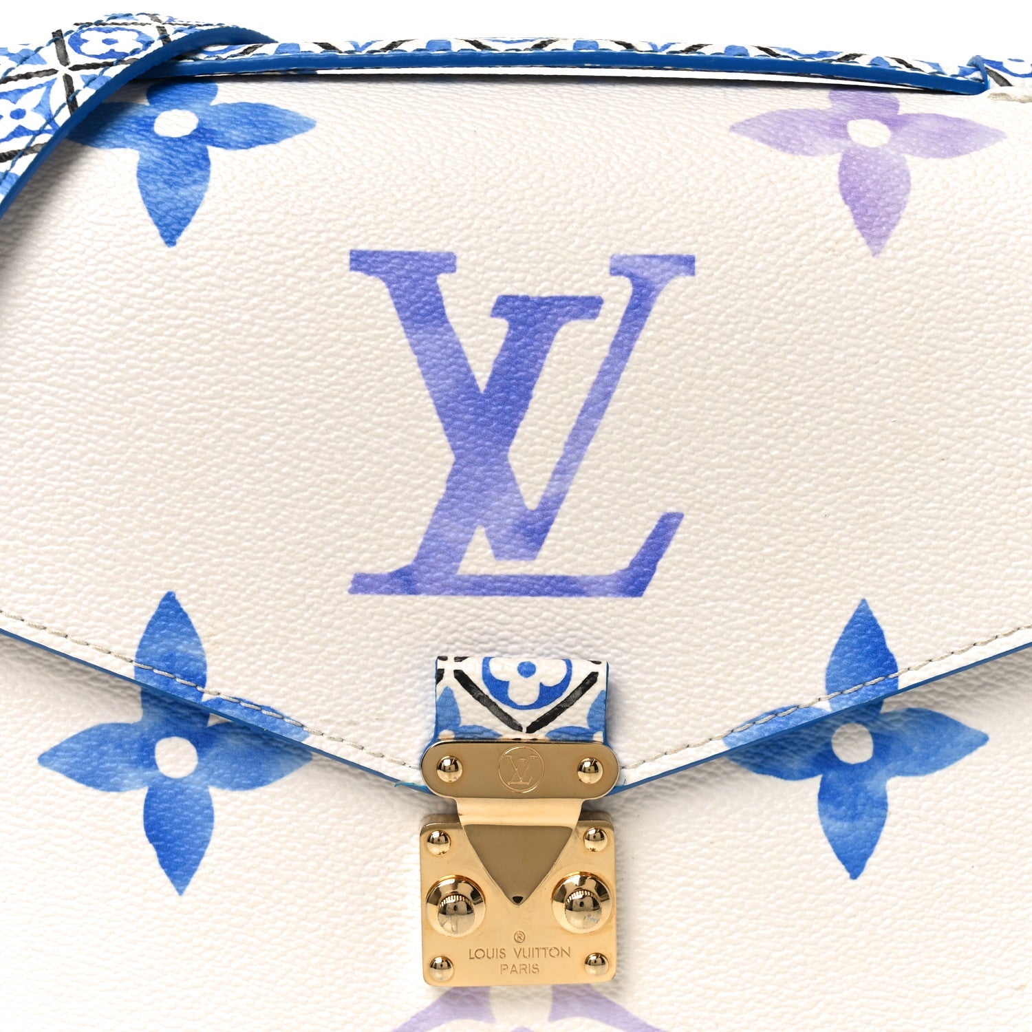 Louis Vuitton Monogram Giant By The Pool Pochette Metis MM Blue