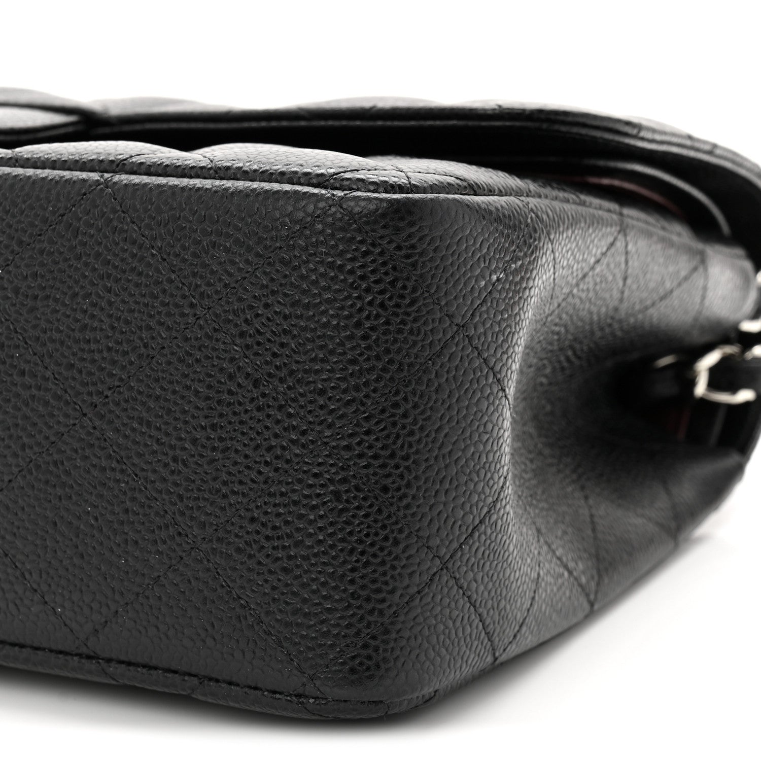 Chanel Caviar Quilted Jumbo Double Flap Black