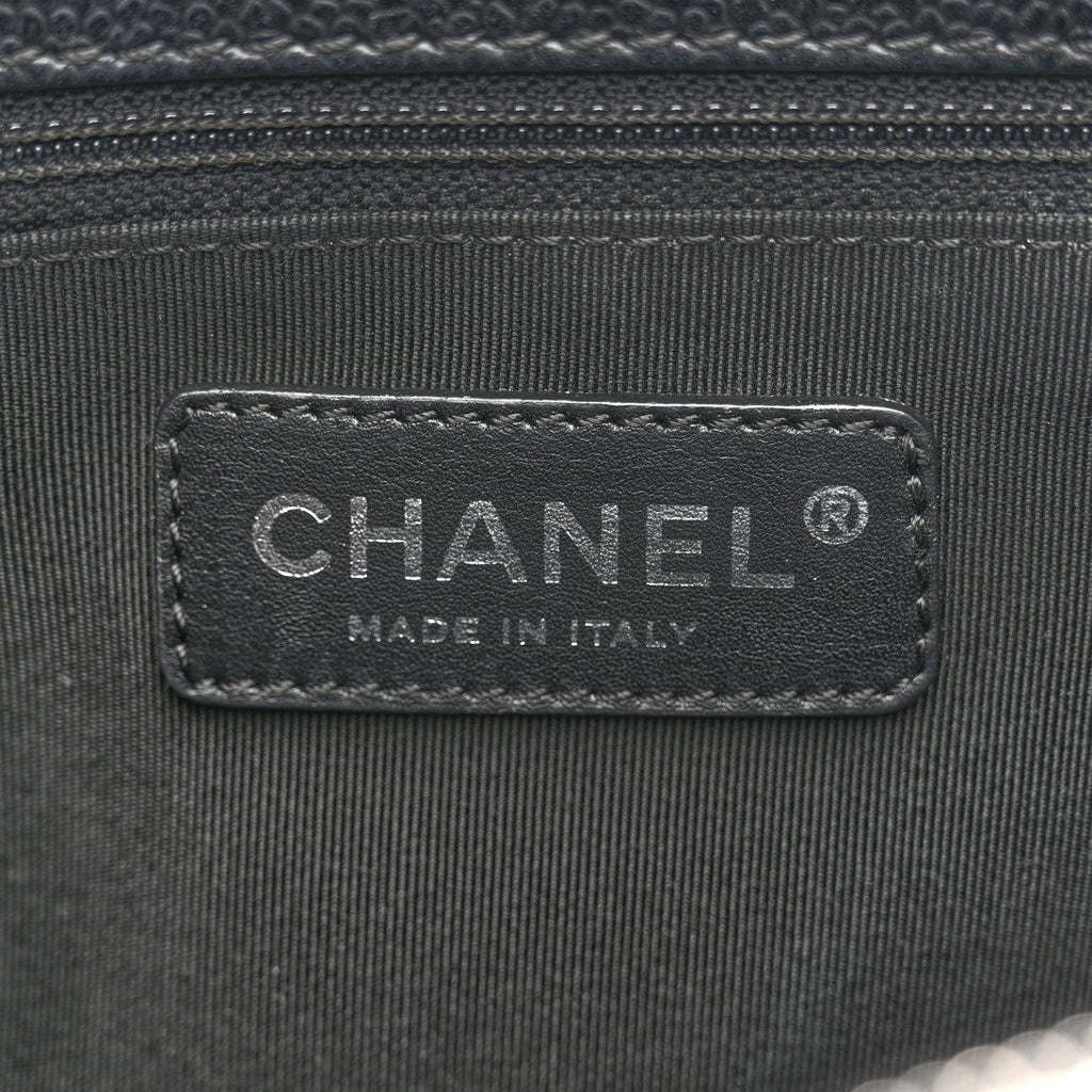 Chanel Caviar Quilted Grand Shopping Tote GST Black