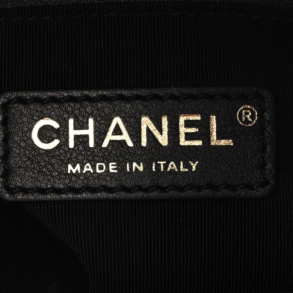 Chanel Lambskin Quilted Small Boy Flap Black