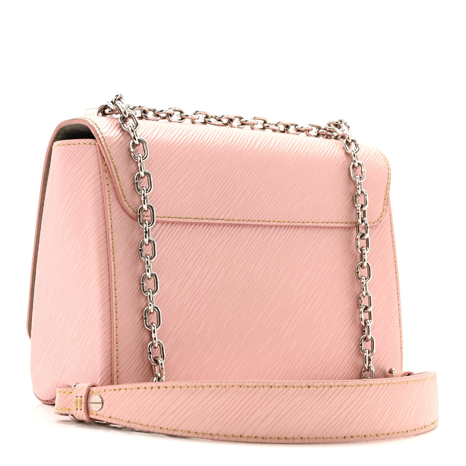 Louis Vuitton Epi Twist Shoulder Bag MM Rose Ballerine