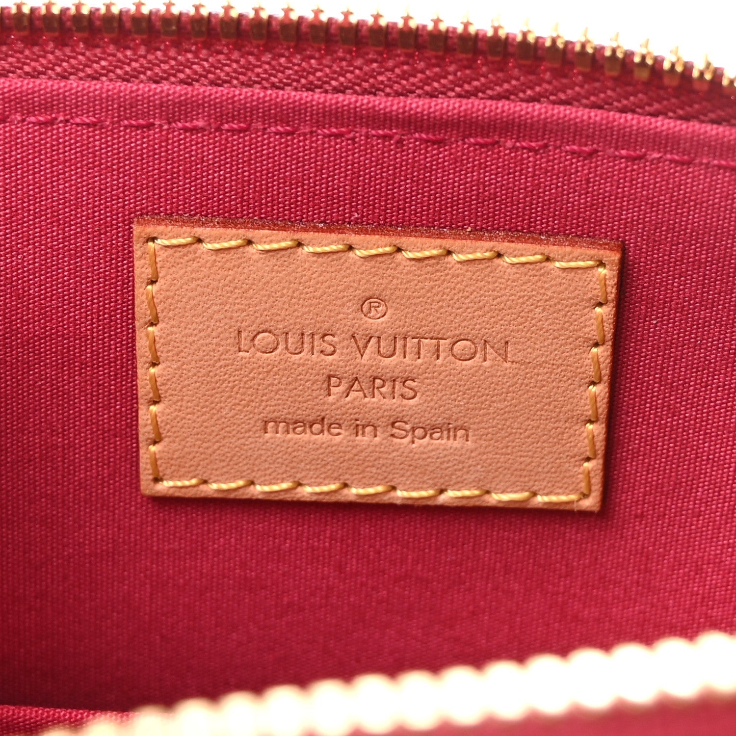 Louis Vuitton Vernis Alma BB Rose Indien