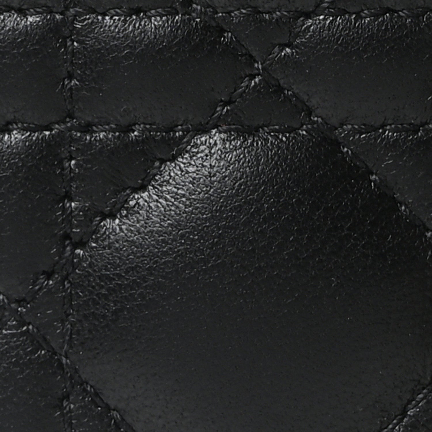 Christian Dior Lambskin Cannage Micro Lady Dior Black