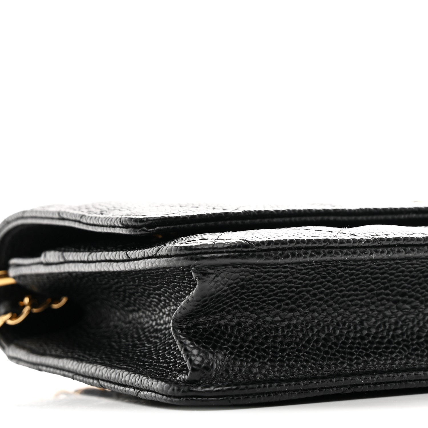 Chanel Caviar Quilted Wallet On Chain WOC Black