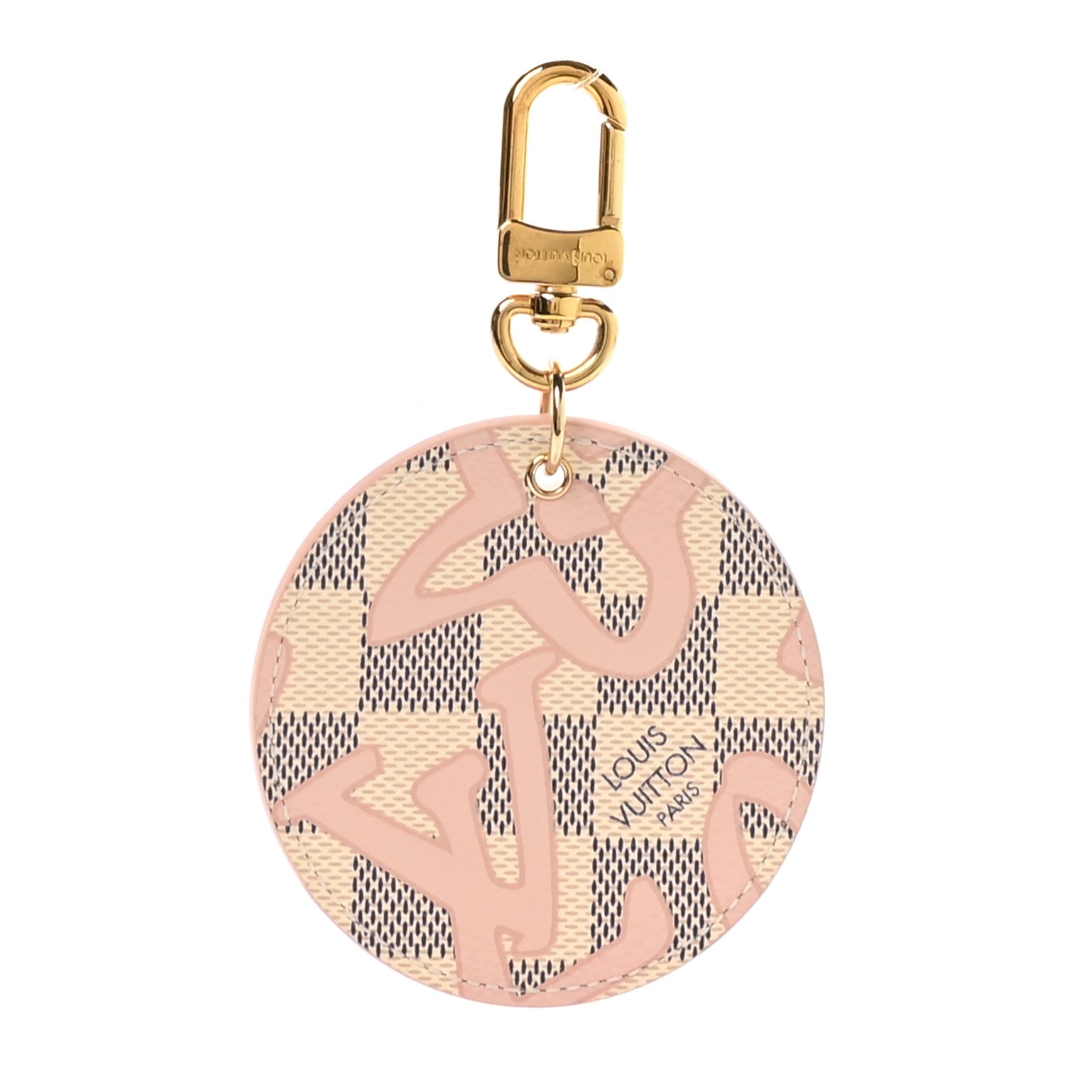 Louis Vuitton Damier Azur Tahitienne Bag Charm Key Ring