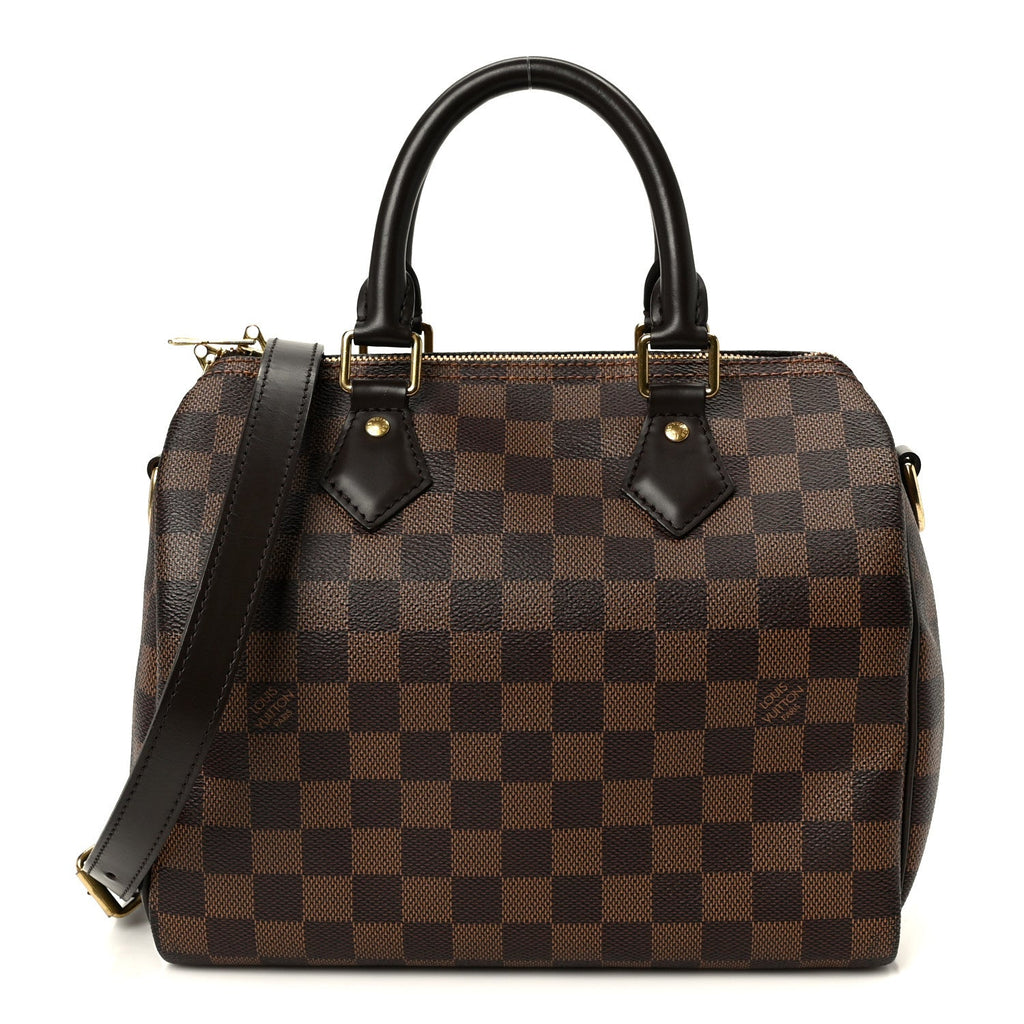 Louis Vuitton Damier Ebene Speedy Bandouliere 25
