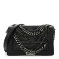 Chanel Calfskin Enchained New Medium Boy Flap Black