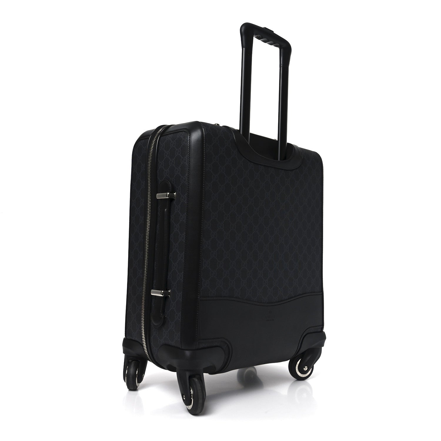 Gucci GG Supreme Monogram Calfskin Cabin Trolley Black