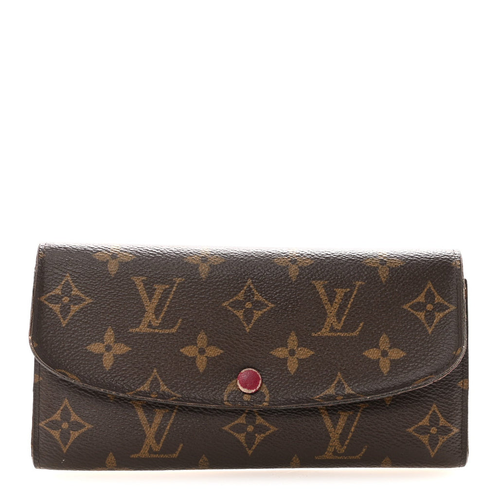 Louis Vuitton Monogram Emilie Wallet Fuchsia