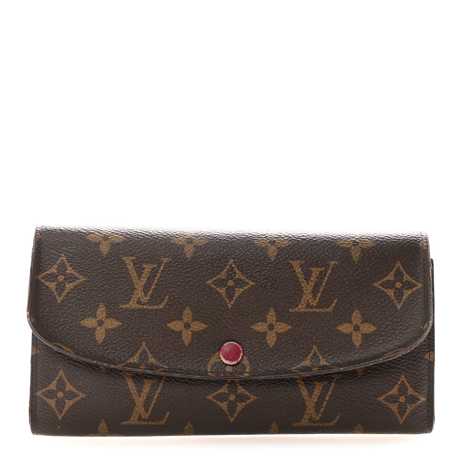 Louis Vuitton Monogram Emilie Wallet Fuchsia