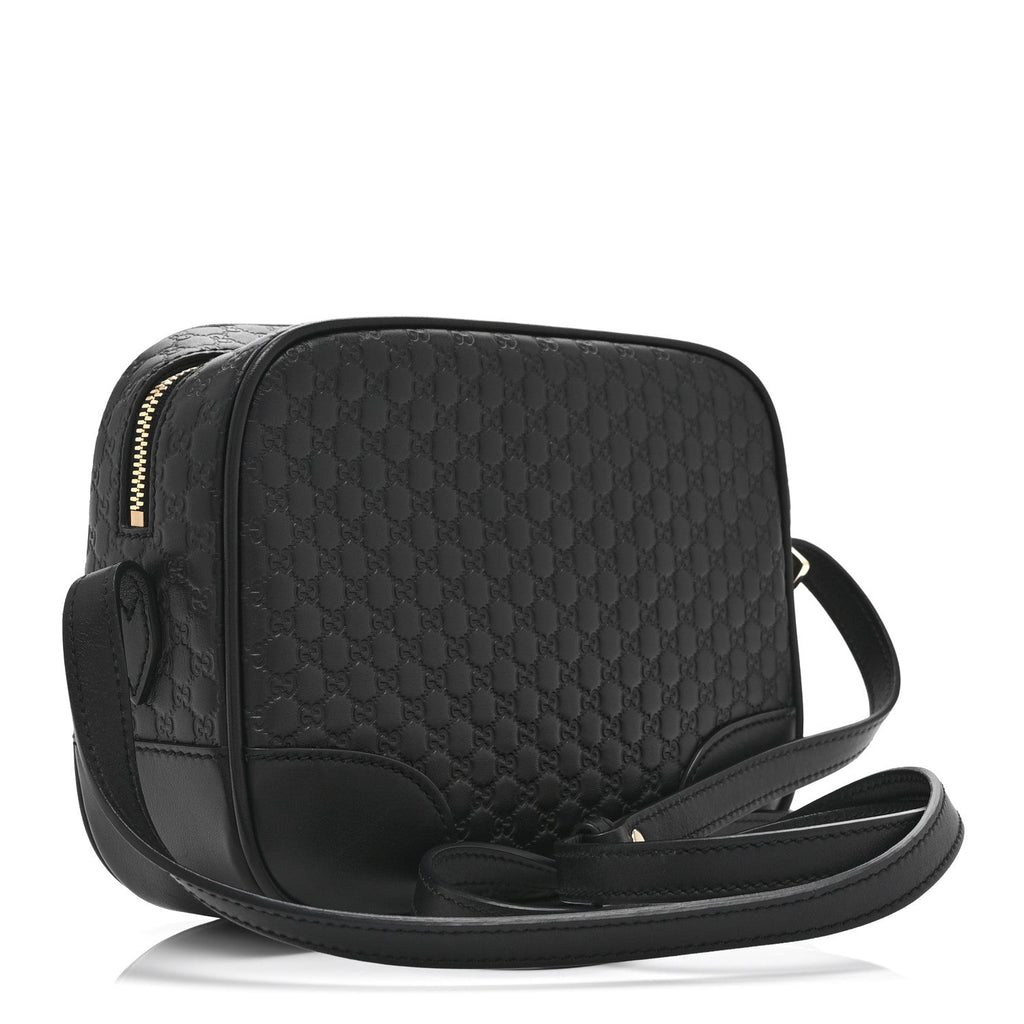 Gucci Microguccissima Mini Bree Messenger Bag Black