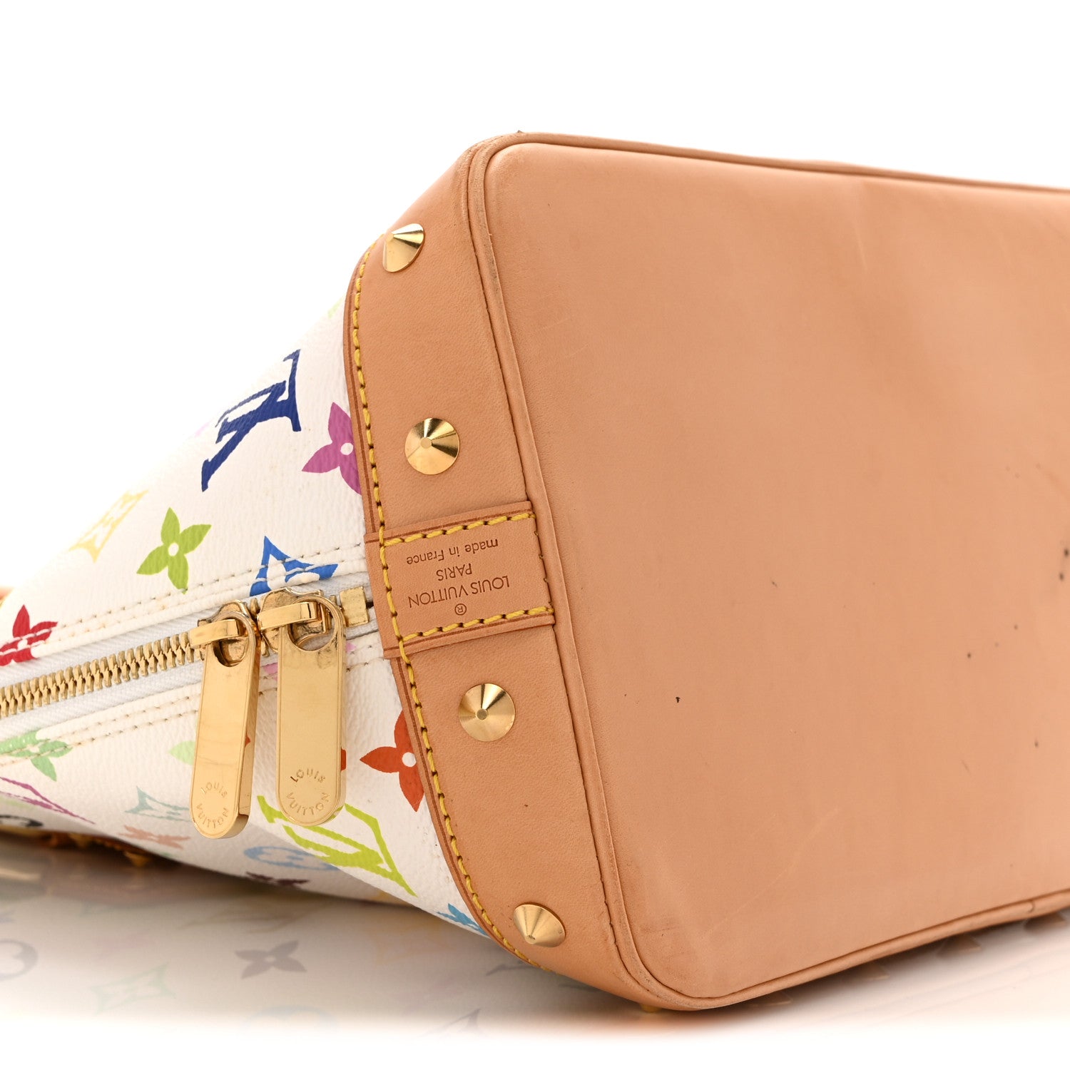 Louis Vuitton Monogram Multicolor Alma White
