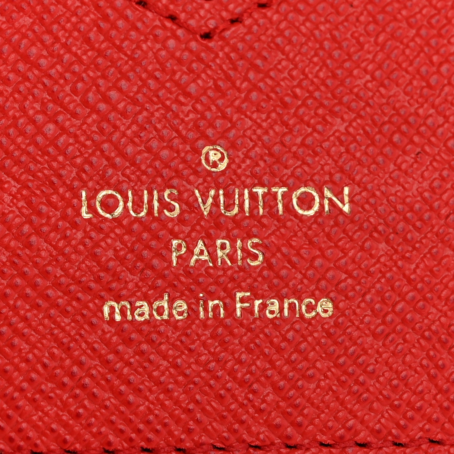 Louis Vuitton Monogram 2019 Christmas Animation Passport Cover Rouge