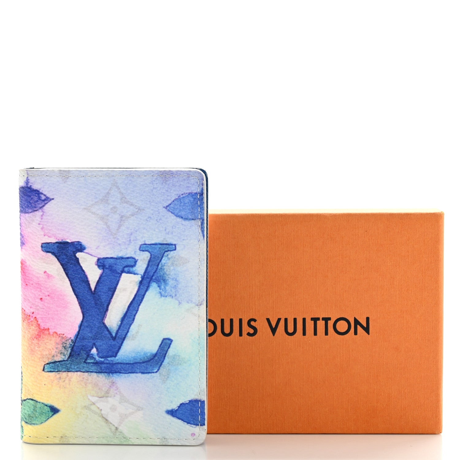 Louis Vuitton Monogram Watercolor Pocket Organizer NM Multicolor