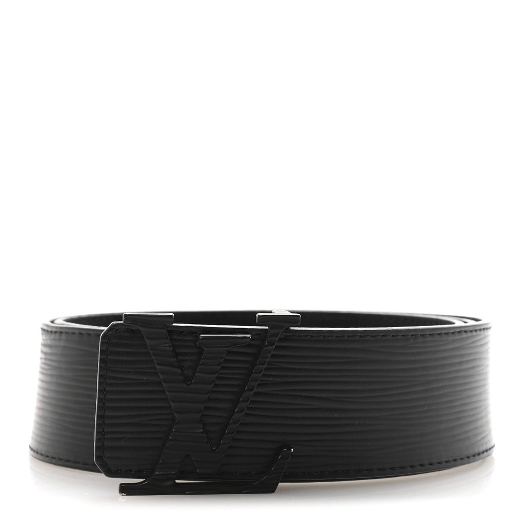 Louis Vuitton Epi LV Initiales Belt 90 36 Black