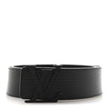 Louis Vuitton Epi LV Initiales Belt 90 36 Black