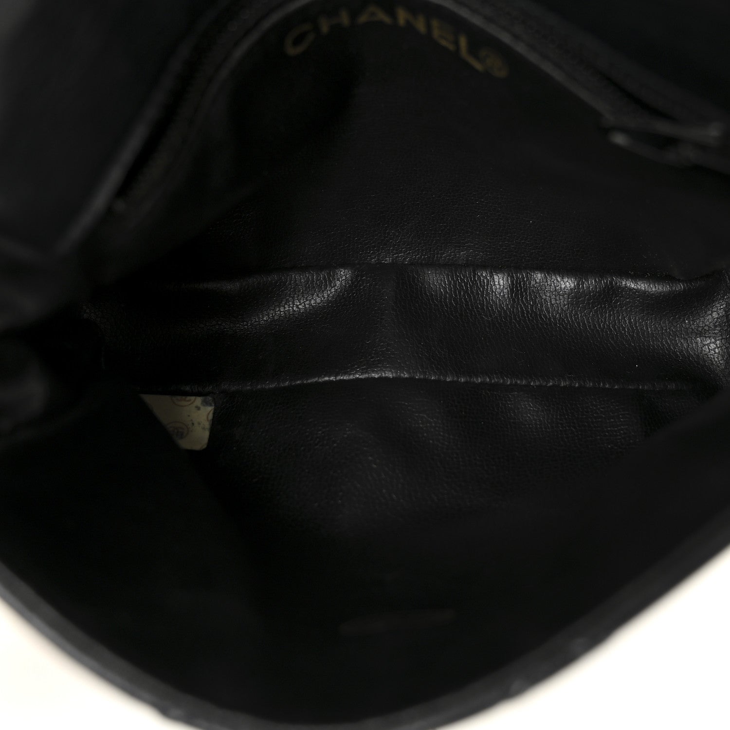 Lambskin Diamond Stitched Flap Waist Belt Bag 65 26 Black