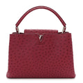 Louis Vuitton Ostrich Capucines MM Fuchsia