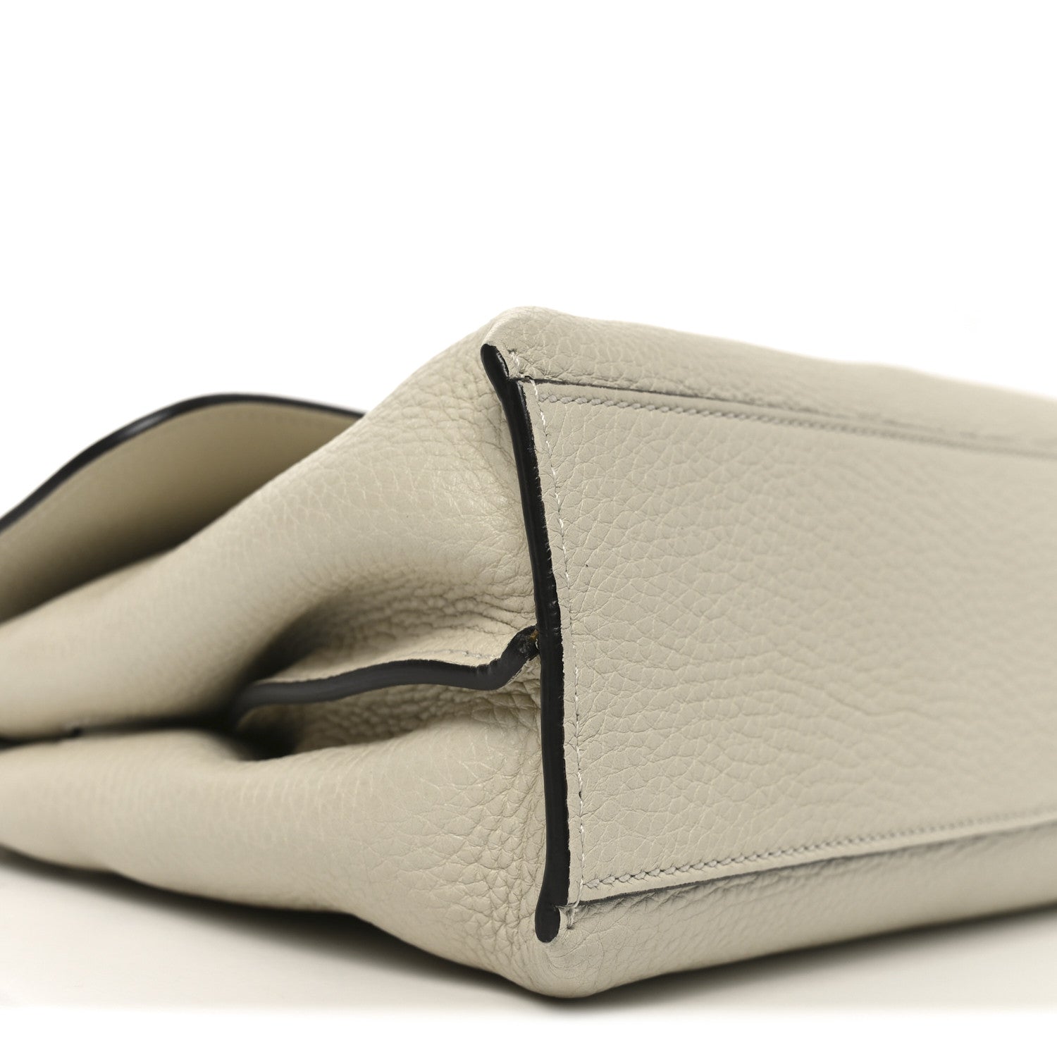 Gucci Cellarius Calfskin Small Bamboo Daily Top Handle Bag Mystic White