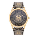 Gucci Stainless Steel Canvas 38mm G-Timeless GG Supreme Bee Quartz Watch Brown