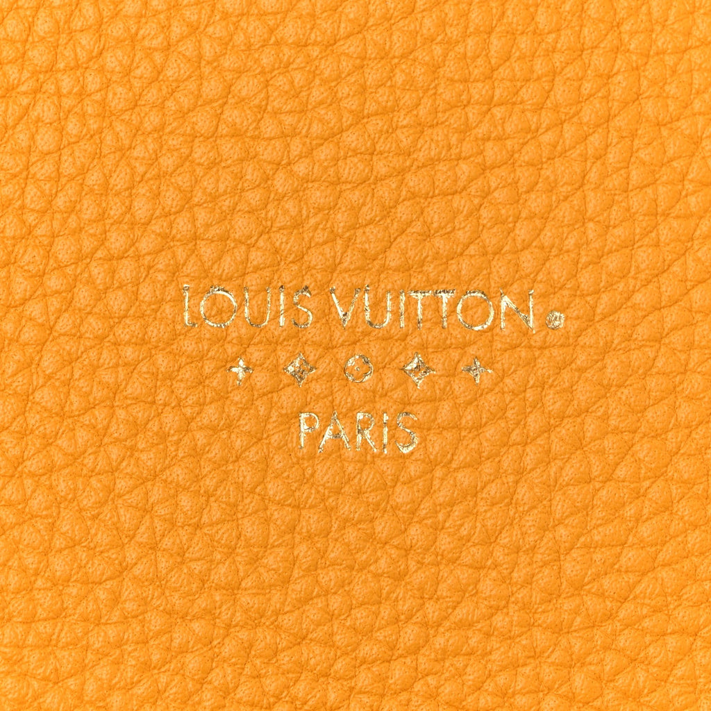 Louis Vuitton Grained Calfskin LV Pont 9 Soft PM Sunbeam