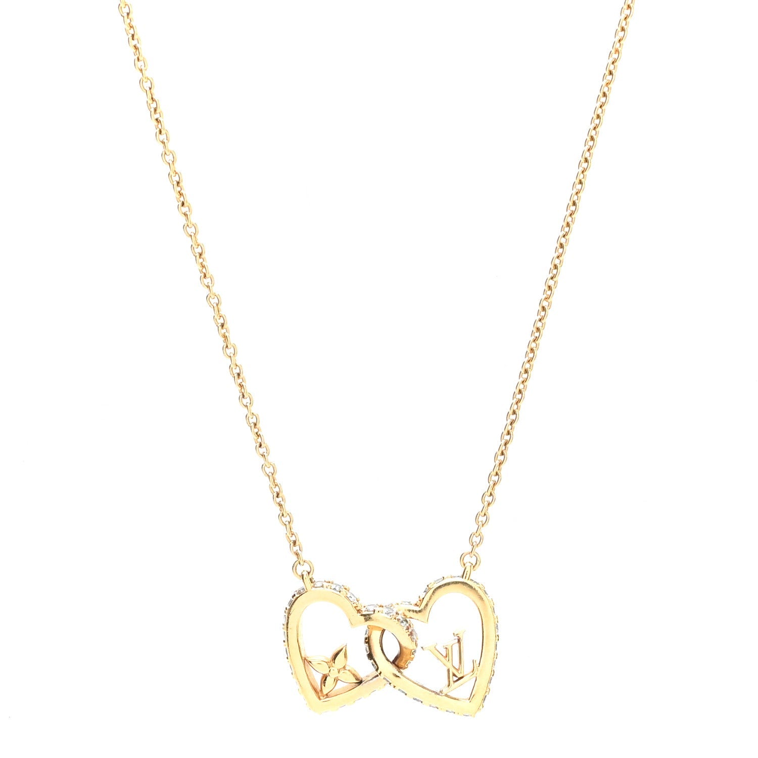 Louis Vuitton My LV Love Heart Necklace