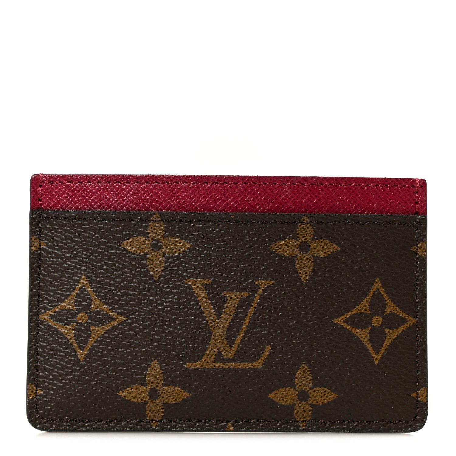 Louis Vuitton Monogram Card Holder Fuchsia