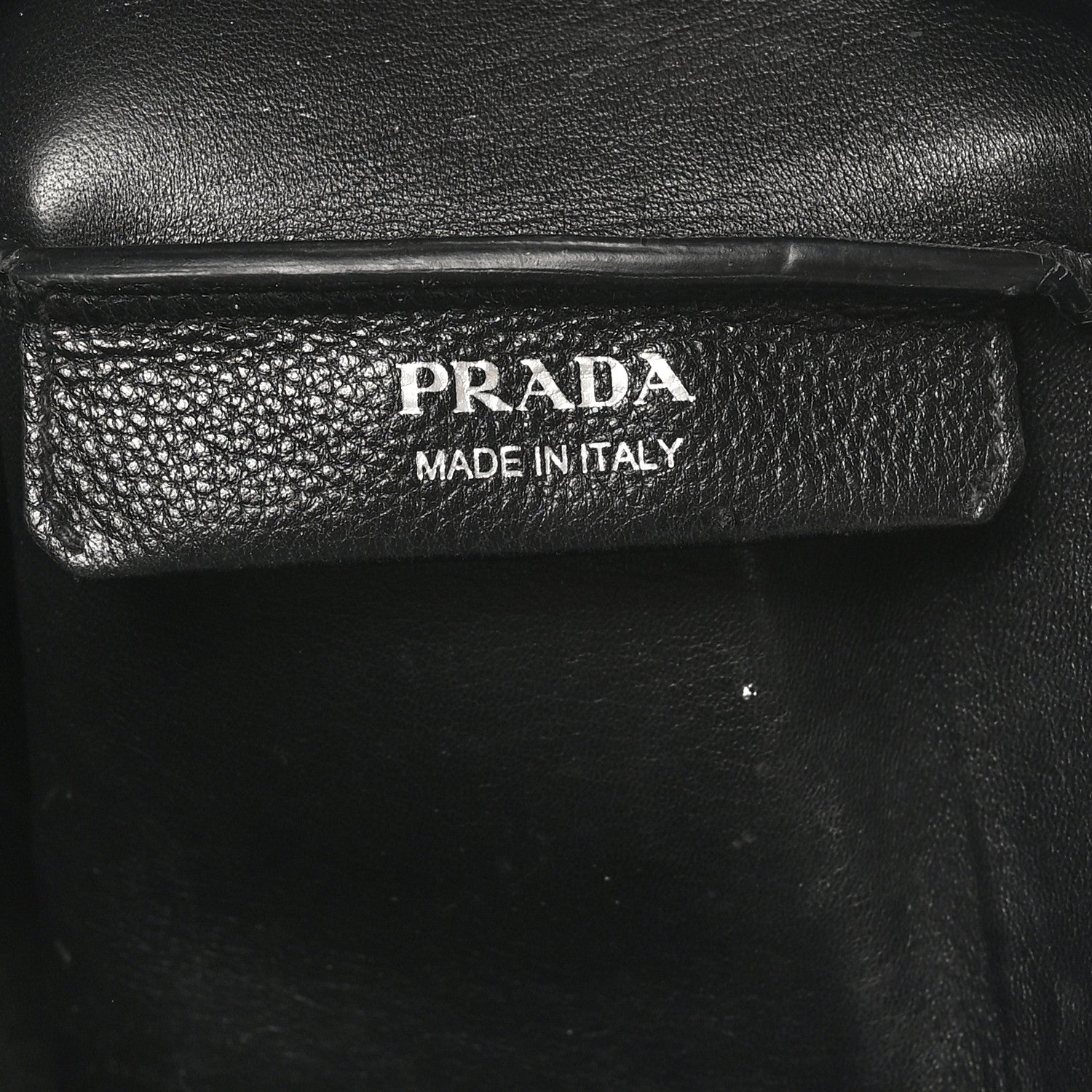 Prada Vitello Daino Soft Large Dynamique Tote Black