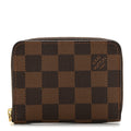 Louis Vuitton Damier Ebene Zippy Coin Purse