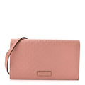 Gucci Microguccissima Crossbody Wallet Soft Pink