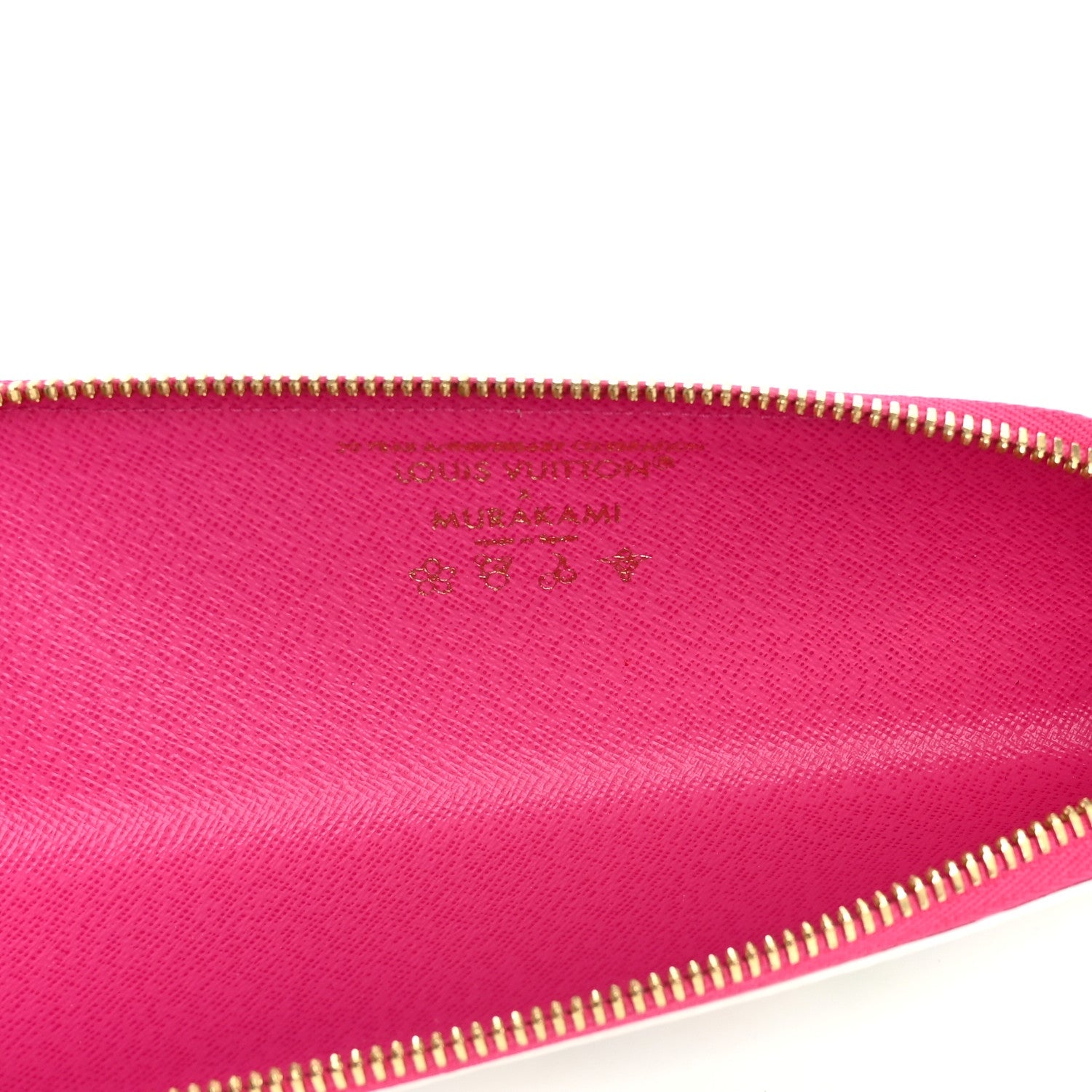 Louis Vuitton LV X TM Monogram Multicolor Charlotte Pencil Pouch Fuchsia