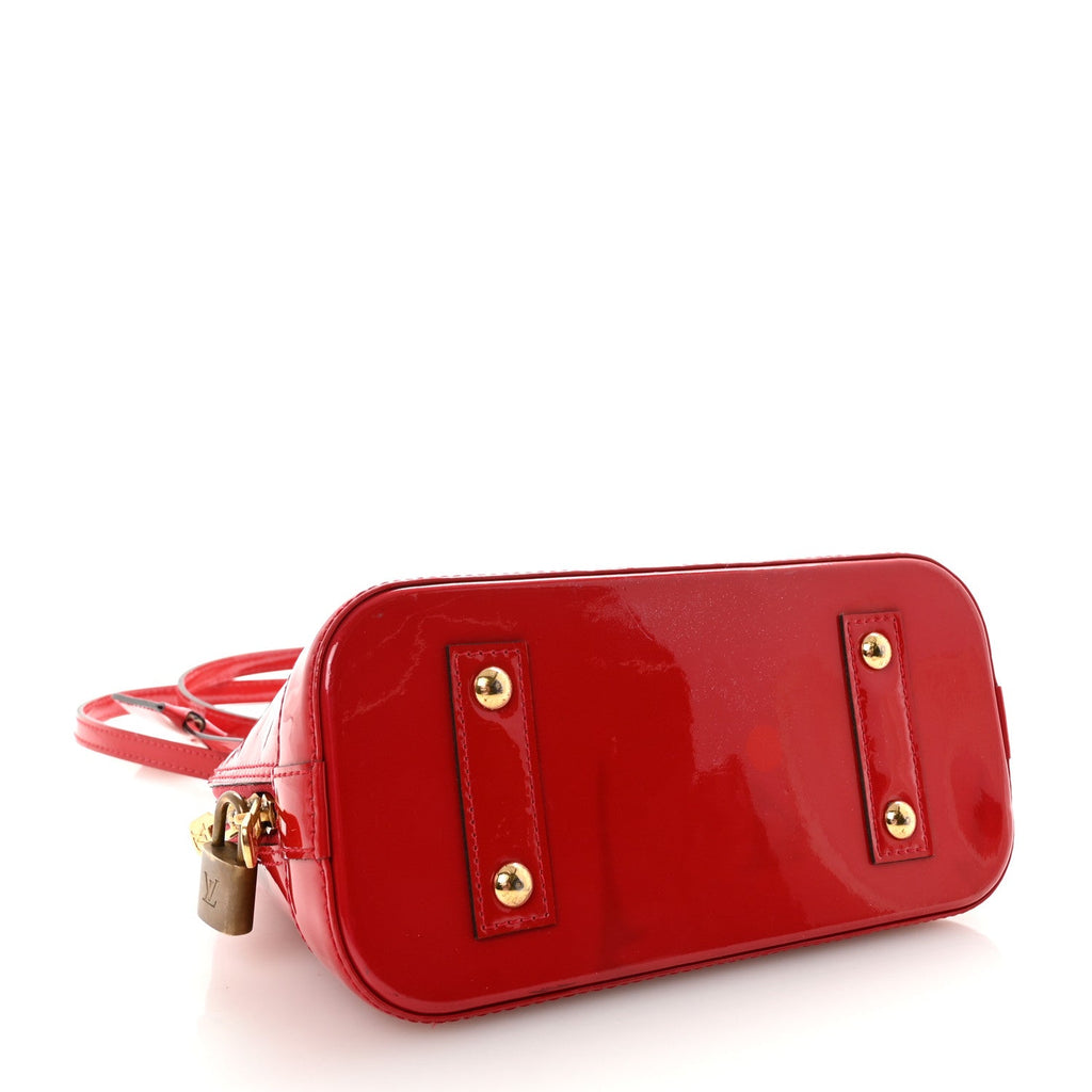 Louis Vuitton Vernis Alma BB Rose Indien