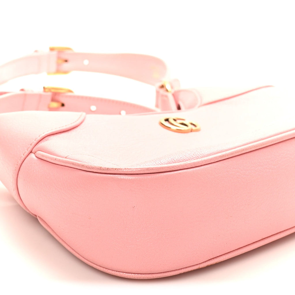 Gucci Goatskin Small Aphrodite Shoulder Bag Wild Rose