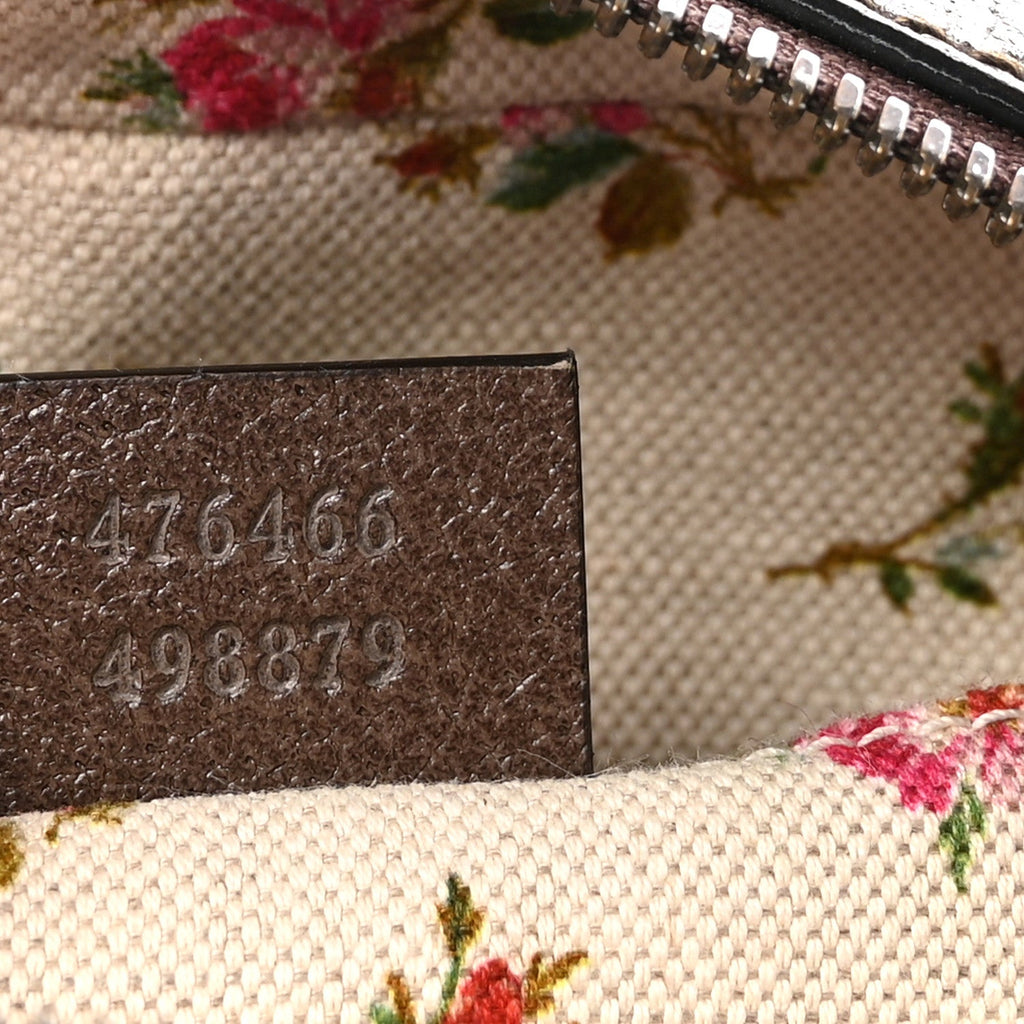 Gucci GG Supreme Monogram Web Neo Vintage Shoulder Bag Beige New Acero Crop