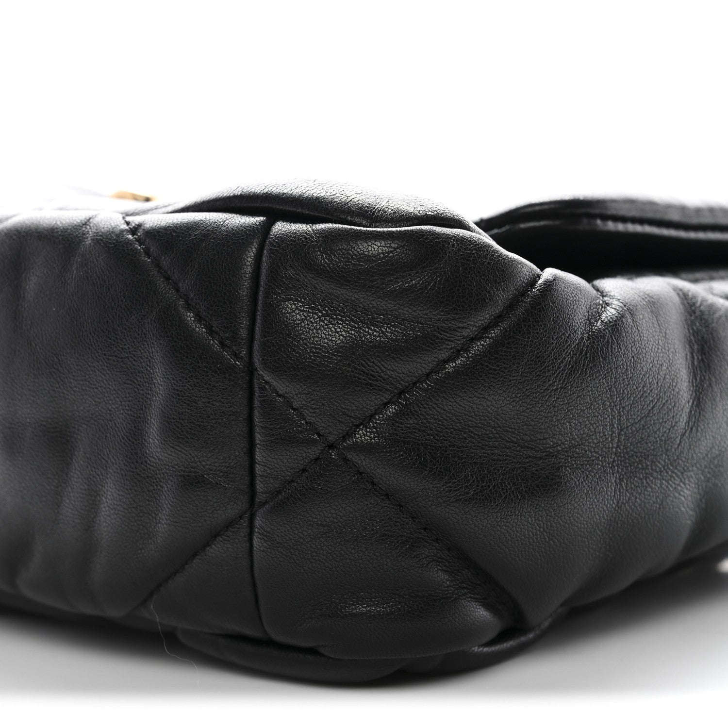 Chanel Lambskin Quilted Medium Chanel 19 Flap Black