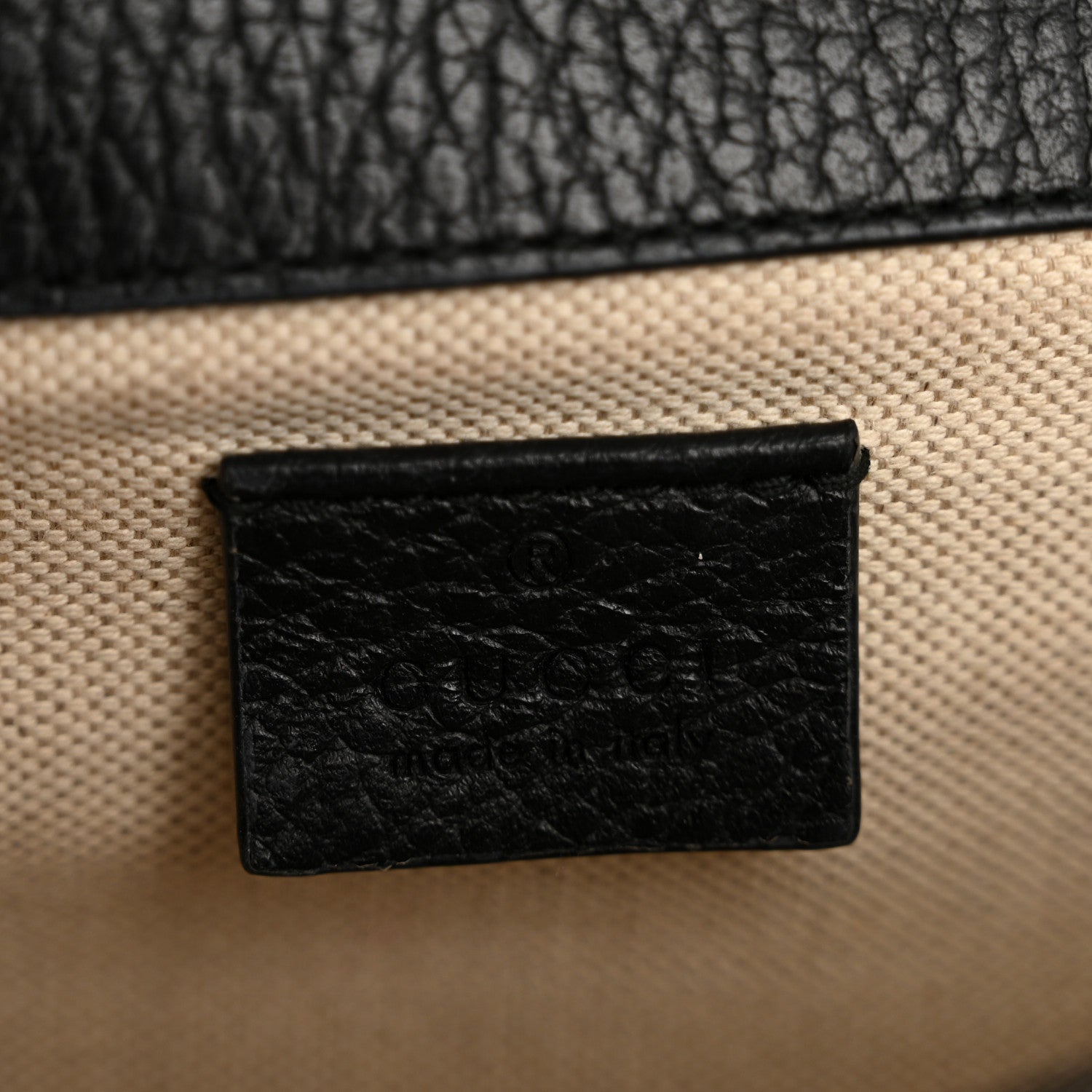 Gucci Pebbled Calfskin Small Dionysus Shoulder Bag Black